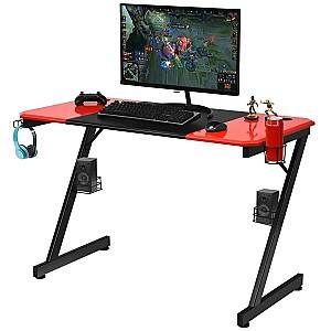 Компьютерный стол Costway HW66286 Black/Red
