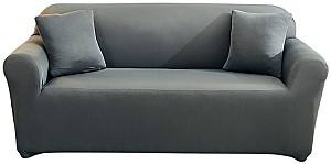 Husa pentru canapele Relaxe Home Solid Sofa Cover 3 locuri (190-230 cm) Gri