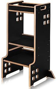 Scaun de masa multifunctional Lionelo Cass Black Onyx