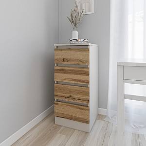 Comoda Smartex Т1 50 cm Cașmir / Stejar Închis