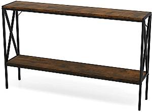 Masa consola Costway JV12134CF Rustic Brown