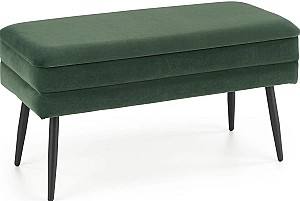 Банкетка Halmar Velva Dark Green/Black