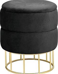 Банкетка Akord Elza Gold/Black