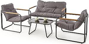 Set mobila de gradina Halmar Hudson Gri/Maro