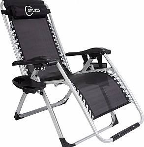 Шезлонг Carruzo Premium L66Z2 Black