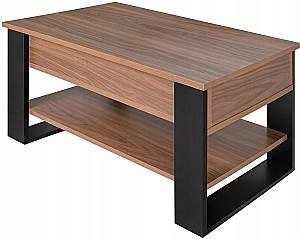 Masuta de cafea, reviste Ruhhy 27849 Stejar Craft (Maro)/Negru