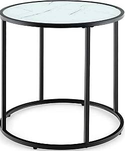 Журнальный столик Costway HV10529WH White/Black