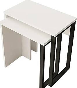 Masuta de cafea, reviste Mirage Design Ocean ON7-W White/Black