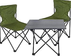 Set mobila de gradina Enero Camp 1078199 Green/Black