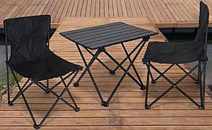 Set mobila de gradina Enero Camp 1066059 Black