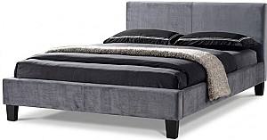 Кровать Kroll Carrie 160x200 (велюр) Серый