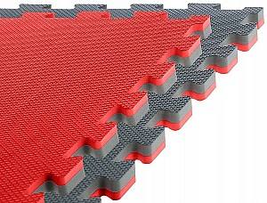 Спортивный мат VLM Puzzle 1x1 m Grey/Red