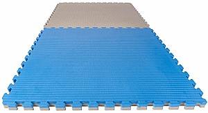 Спортивный мат VLM Puzzle 1x1 m Grey/Blue