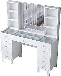Туалетный столик (трюмо) Mirage Meble BJ136 Белый