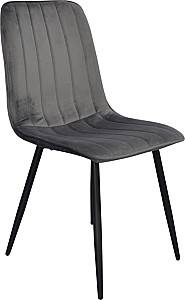 Стул Evelin YTC-078B (BLUVEL-14) Dark Grey