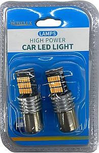 Lampa auto CATOL LUX LED P21W CANBUS YELLOW