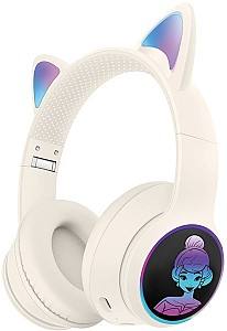 Casti Musen LK-032 Cat Ears Beige
