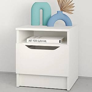 Noptiera MBS Lilu (40x40x44.5 cm) Alb