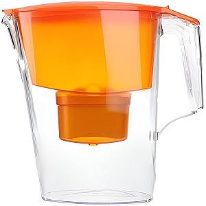 Cană filtrantă pentru apă Aquaphor Time Orange