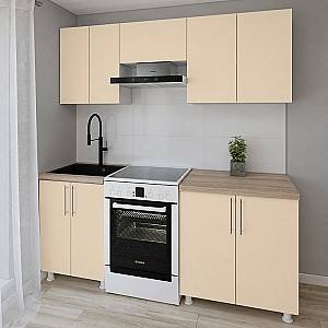 Set mobila bucatarie Smartex K1 200 cm Ivory