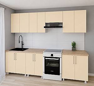 Set mobila bucatarie Smartex K1 280 cm Ivory