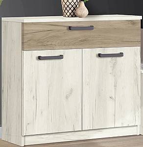 Comoda Modern Karolina 80cm Craft Oak White/Craft Oak Gray