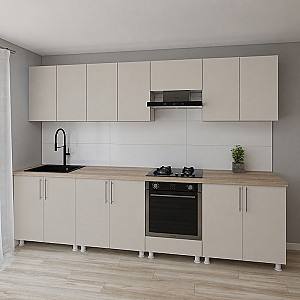 Set mobila bucatarie Smartex K3 300 cm Cașmir