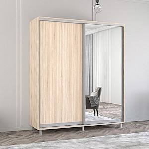 Dulap-cupe Mobildor Lux Aron 180 (1 oglinda, 1 PAL) Sonoma