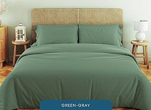 Комплект постельного белья TEP Soft Dreams 200x220 cm Green-Gray
