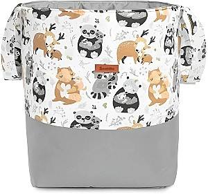 Cos pentru jucarii Sensillo Forest Animals Grey