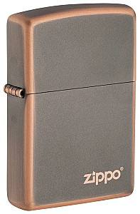 Зажигалка Zippo Rustic Bronze Logo 49839ZL
