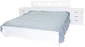 Кровать Viitorul Serenada 160x200 см Белый
