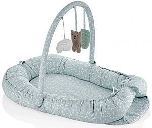 Гнездо для новорожденных BABYJEM Between Parents Green