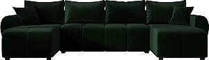 Угловой диван Space Meble Molisa U Itaka 10 Green Dark