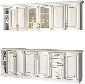 Set mobila bucatarie Marcel Imperia MS 2.4m White