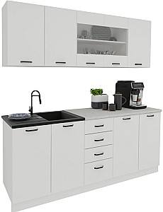 Set mobila bucatarie Haaus Riga 2.0m White