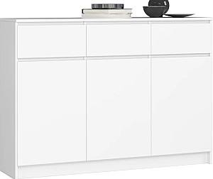 Comoda Akord K140 3D 3SZ White