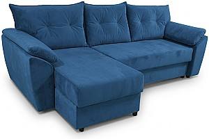Canapea coltar Aurus Viva 265x150 cm (tick-tac) Albastru
