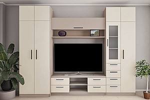Living PS Elina T (TV-1.2 m, vitrină) 2.8 m Toffi / Bej