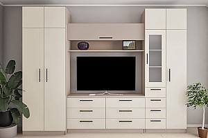 Living PS Elina KT (TV-1.5 m, vitrină) 3.1 m Toffi / Bej