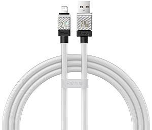 USB сablu Baseus CoolPlay Series USB-A to Lightning 1m White