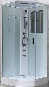 Cabina de dus Sanch DK/S-6501 90x90x215/15cm/ramă albă