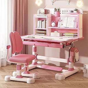Masă de scris pentru copii CAIDER Pink 697819