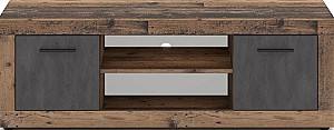 Tumba pentru televizor Mebel Elite Blago 140cm Dark Oak/Graphite