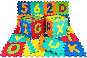 Коврик для детей Ramiz Numbers and Letters Multicolor