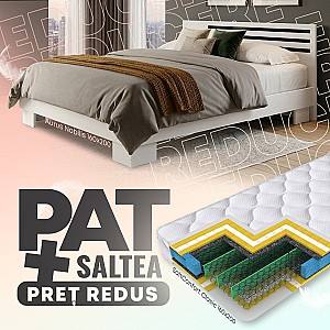 Кровать Aurus Nobilis 160x200 Белый + Матрас Salt Confort Clasic 160x200