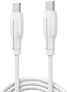 USB сablu BAVIN CB385TT Type-C to Type-C 1m White