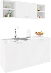 Set mobila bucatarie Haaus Sena 1.6m Alb