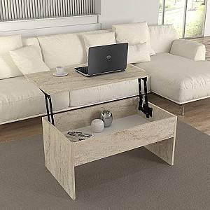 Masuta de cafea, reviste Hanah Home Akilli Travertine