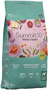 Сухой корм для собак Summit 10 Whole choice Adult fresh salmon 10kg